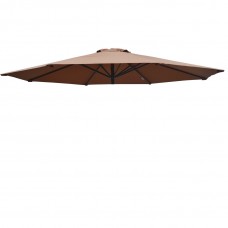 Replacement Patio Umbrella Canopy Cover for 9ft 8 Ribs Umbrella Burgundy (CANOPY ONLY)   563548308